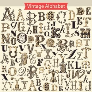 typography alphabet